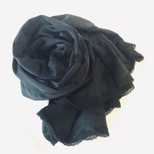 Black Maxi Slip Skirt